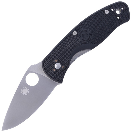 Spyderco Persistence Lightweight Folding Knife, Black FRN, Satin Plain (C136PBK)