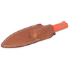 LionSteel Bushcraft G10 Orange / Stone Washed (B40 GOR) knife