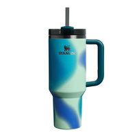 Stanley Quencher H2 thermal mug.About FlowState Tumbler 1.18 l Coastal Teal Motion