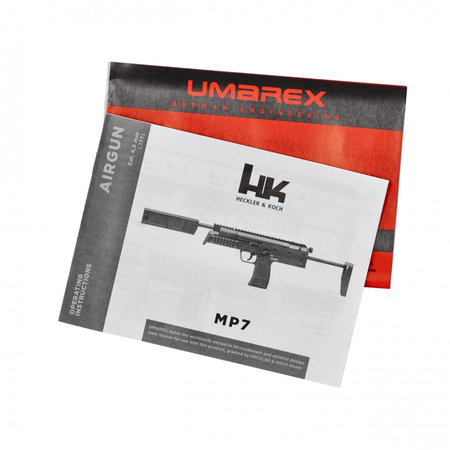 Heckler&Koch - H&K MP7 SD 4.5 mm spring-loaded submachine gun