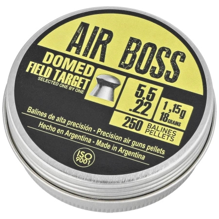 Apolo - Air Boss Domed Field Target 5.5 mm shotgun shell, 250 rounds. 1.15g/18.0gr (30203)