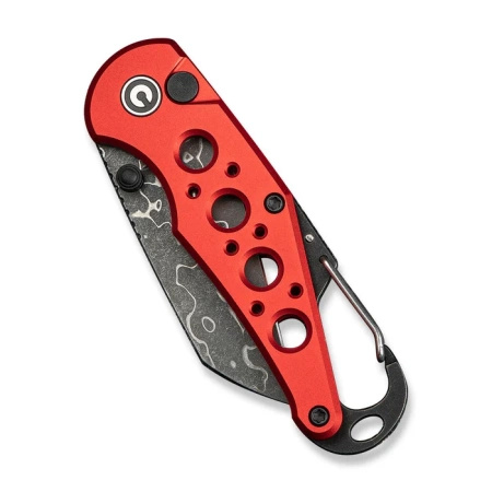 Civivi Pragma Knife Red Aluminum, Damascus (C23062B-DS1)
