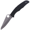 Spyderco Pacific Salt 2 Black FRN Plain Folding Knife (C91PBK2)