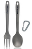 Rockland - Essentials - Titanium Cutlery Set - Titanium Set