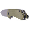 CIVIVI Elementum Flipper Knife Olive Micarta, Satin Finish (C907S)