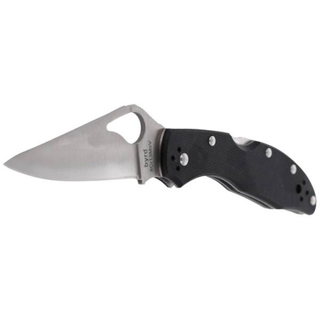 Spyderco Byrd Meadowlark 2 G-10 Black Plain Folding Knife (BY04GP2)