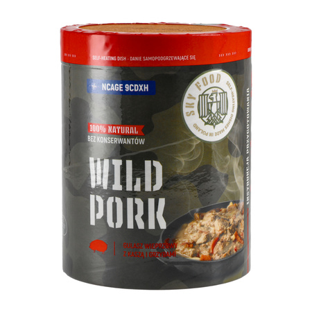 SKYFOOD - Self-warming dish Pork stew with grits and mushrooms 400 g
