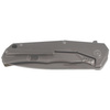 LionSteel T folding knife.R.E. G10 Green, Stone Washed Blade (TRE GGR)