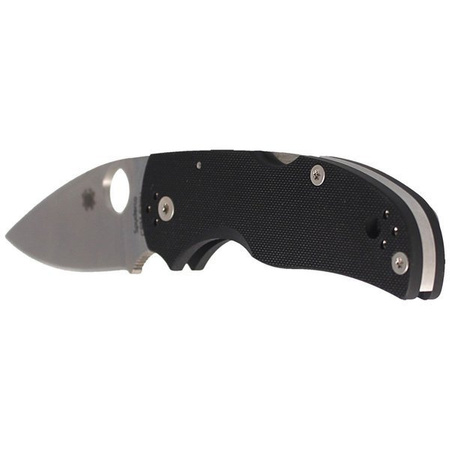 Spyderco Native 5 G-10 Black Plain Folding Knife (C41GP5)