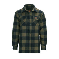 Longhorn Lumberjack flannel shirt - Olive
