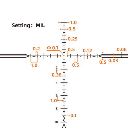 Vector Optics - Tauron 4-24x50 FFP rifle scope - MPX1 - Black - SCFF-65