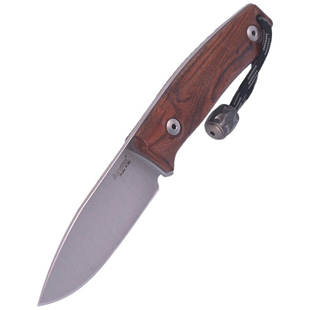 LionSteel Bushcraft Santos Wood / Satin Blade knife (M1 ST)