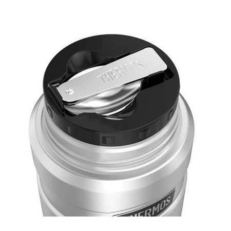 Thermos Style 0.71L dinner thermos with spoon and cup - matt black