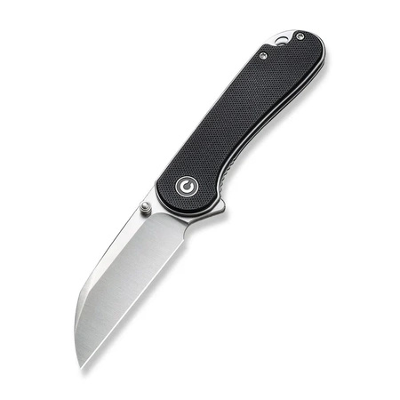 Civivi Elementum Wharncliffe Black G10, Satin Nitro-V Folding Knife (C18062AF-1)