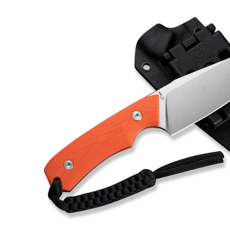 CIVIVI Gander Orange G10 knife, Satin 14C28N by Matt Gentry (C24058B-1)