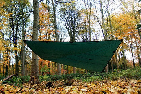 Camping Sheet - Tarp 4x4 - DD Hammocks - Forest Green