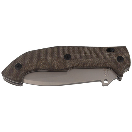 FOX Tracker Knife Mesquaki Micarta Green Folder 135mm (FX-500)