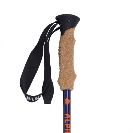 Alpinus - Monte Rosa trekking poles - navy blue and gold