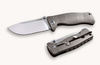 LionSteel SR2 Titanium Grey, Satin Blade Folding Knife (SR2 G)