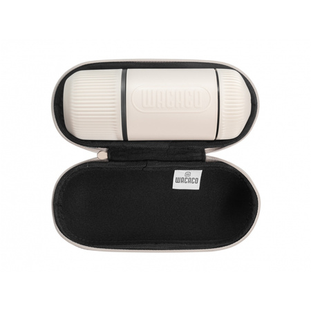 Wacaco Nanopresso - Portable Traveling Coffee Maker - Chill White with case