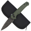 CIVIVI Altus Green G10, Black Damascus knife (C20076-DS1)