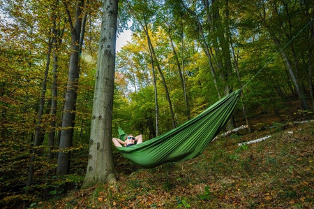 Lesovik DUCH Treetop Green hammock