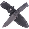 LionSteel Tactical Micarta Black / Black Blade knife (T5B MI)