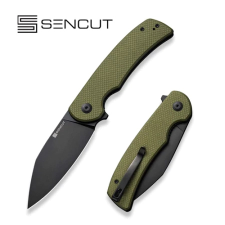 Sencut Omniform OD Green G10, Black 9Cr18MoV Folding Knife (S23064-1)