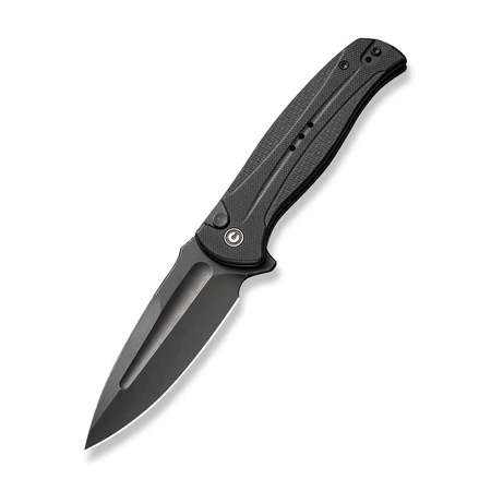 Civivi Incindie Black G10 Folding Knife, Black Stonewashed (C23053-1)
