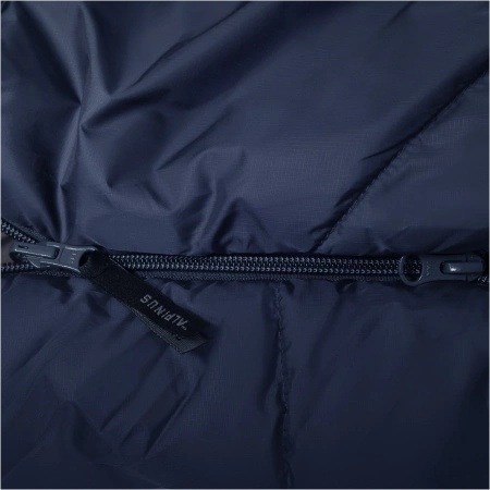 Alpinus - Fiber Pro 1500 sleeping bag for left-handed people - navy blue