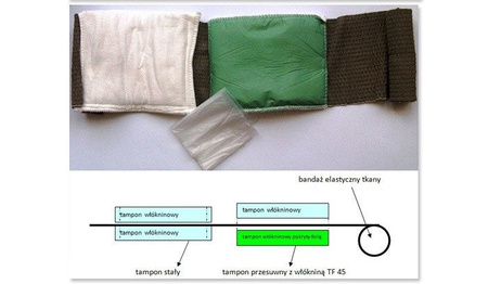 Individual waterproof bandage type W - Military - Large