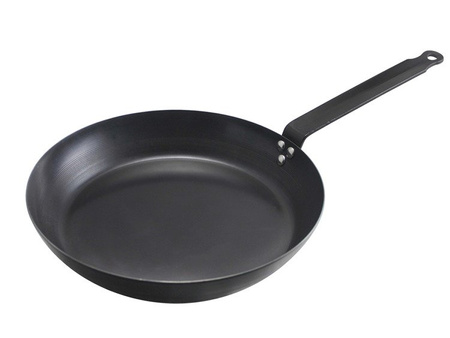 Muurikka Heavy Metal Black Carbon Steel Frying Pan 28cm