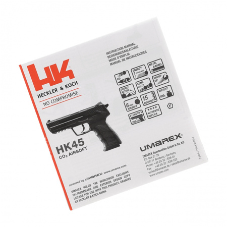Heckler&Koch - H&K HK45 6 mm CO2 replica ASG pistol