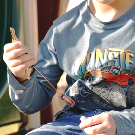 Key-Bak - Key-Connect Clear Retractor - 24" - Clear - 0KB1-0A214