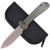 CIVIVI Button Lock Elementum Dark Green Micarta, Gray Stonewashed knife (C2103C)