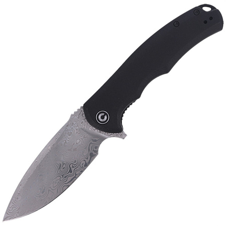 CIVIVI Praxis Black G10 knife, Damascus (C803DS)