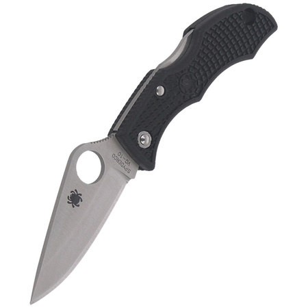 Spyderco Ladybug 3 FRN Black Plain Folding Knife - LBKP3