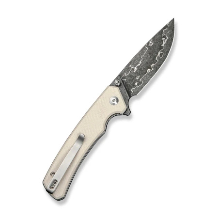 CIVIVI Merit Knife Ivory G10, Damascus (C24012-DS1)