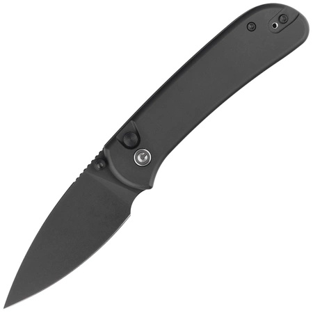 Civivi Qubit Black Aluminum, Black Stonewashed 14C28N Knife (C22030E-1)