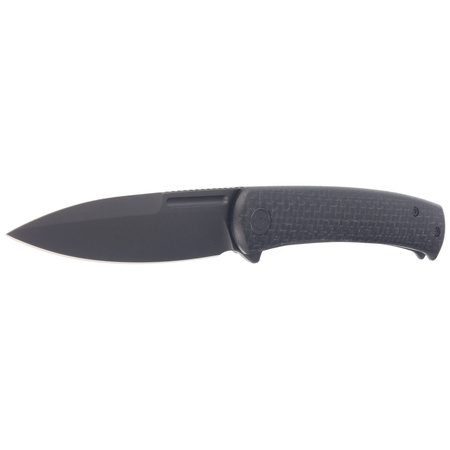 Civivi Cetos Black Micarta Coarse / Stainless, Black Stonewashed 14C28N (C21025B-2) knife