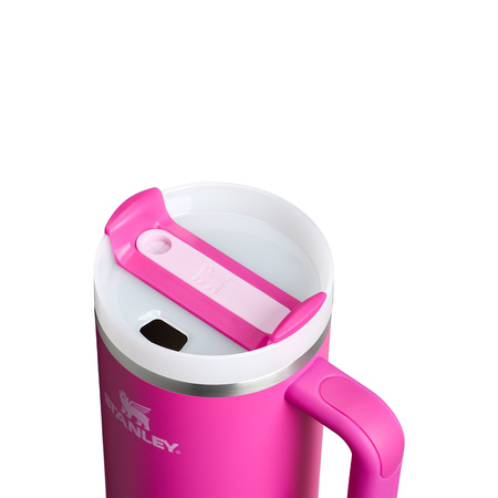 Stanley Quencher H2 thermal mug.About FlowState Tumbler 1.18L Violet Blossom