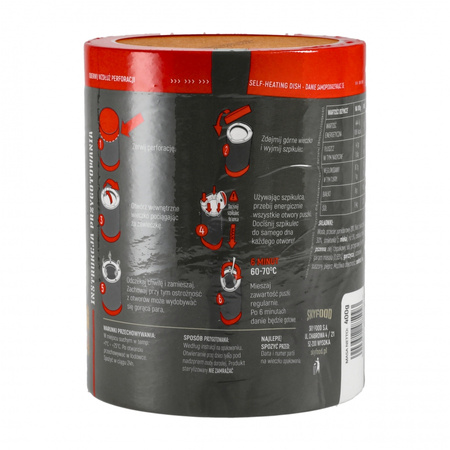 SKYFOOD - Self-warming dish Chicken garam masala with rice 400 g