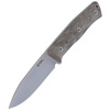 LionSteel Bushcraft Green Canvas / Satin Blade knife (B35 CVG)