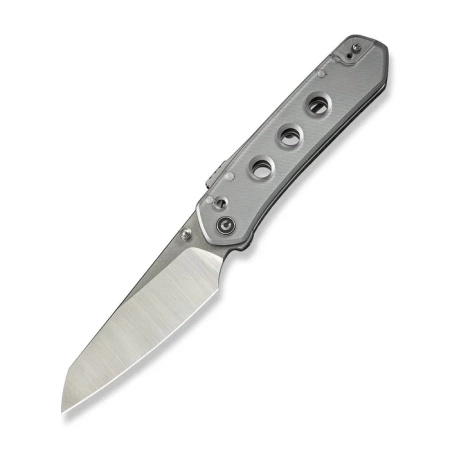 Civivi Vision FG Folding Knife Clear Lexan, Satin / Stonewashed Nitro-V by Snecx Tan (C23036-7)