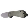 CIVIVI Button Lock Elementum Dark Green Micarta, Gray Stonewashed knife (C2103C)