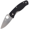 Spyderco Persistence G-10 Black Plain Folding Knife - C136GP