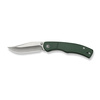 Civivi Clingman Green Canvas Micarta Folding Knife, Black Stonewashed Nitro-V by Taylor Martin Best Damn EDC (C23065-4)