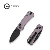 CIVIVI Baby Banter 2 Knife Purple Aluminum, Black Stonewashed Nitro-V by Ben Petersen (C23074-2)