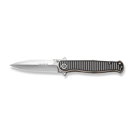 Civivi RS71 Ivory/Black G10 folding knife, Satin Nitro-V by Robert Saniscalchi (C23025-1)