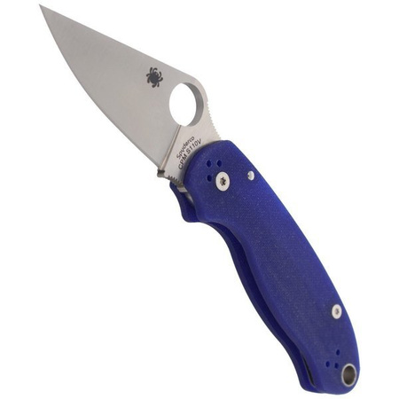 Spyderco Para 3 G-10 Midnight Blue CPM S110V folding knife - C223GPDBL